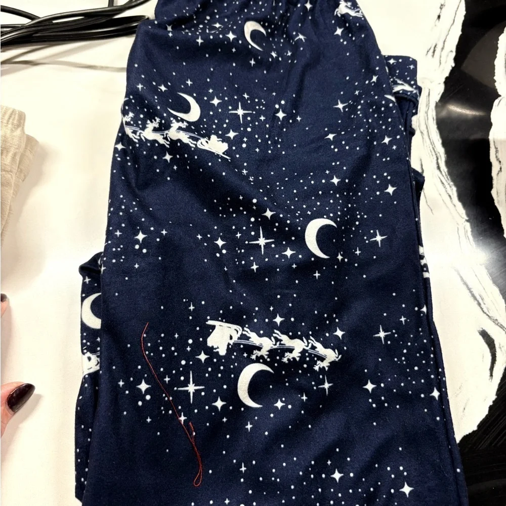 Cat & Jack Navy Star Print Pajama Pants